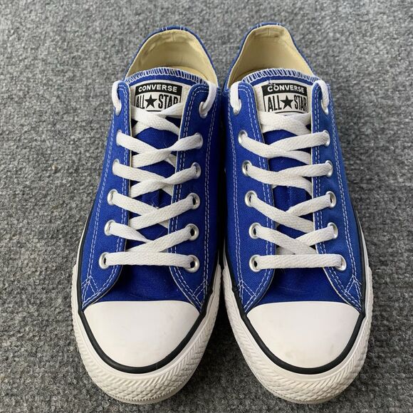 Converse All Stars Low Top Blue Canvas Shoes Size Men's Size 8 / Women's Size 10 - Picture 8 of 11